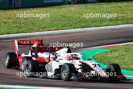 Hunter Yeany (USA) Campos Racing. 24.04.2022. FIA Formula 3 Championship, Rd 2, Feature Race, Imola, Italy, Sunday.