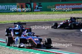 Enzo Trulli (ITA) Carlin. 24.04.2022. FIA Formula 3 Championship, Rd 2, Feature Race, Imola, Italy, Sunday.