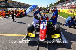 Zane Maloney (BRB) Trident on the grid. 10.09.2022. Formula 3 Championship, Rd 9, Sprint Race, Monza, Italy, Saturday.