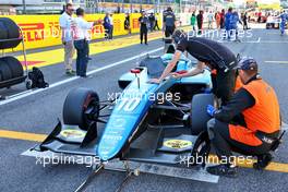 Caio Collet (BRA) MP Motorsport on the grid. 10.09.2022. Formula 3 Championship, Rd 9, Sprint Race, Monza, Italy, Saturday.