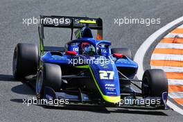 Brad Benavides (ESP) Carlin. 02.09.2022. FIA Formula 3 Championship, Rd 8, Zandvoort, Netherlands, Friday.