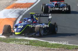 Brad Benavides (ESP) Carlin. 03.09.2022. FIA Formula 3 Championship, Rd 8, Sprint Race, Zandvoort, Netherlands, Saturday.