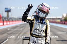 Race winner Jamie Chadwick (GBR) Jenner Racing celebrates in parc ferme. 23.07.2022. W Series, Rd 4, Le Castellet, France, Race Day.