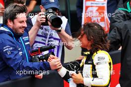 Race winner Jamie Chadwick (GBR) Jenner Racing celebrates in parc ferme. 02.07.2022. W Series, Rd 3, Silverstone, England, Race Day.