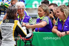 Third placed Jamie Chadwick (GBR) Jenner Racing in parc ferme. 30.07.2022. W Series, Rd 5, Budapest, Hungary, Race Day.