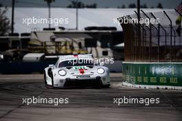 Richard Lietz (AUT) / Gianmaria Bruni (ITA) #91 Porsche GT Team, Porsche 911 RSR - 19. 17.03.2022. FIA World Endurance Championship, Round 1, 1000 Miles of Sebring, Sebring, Florida, USA.