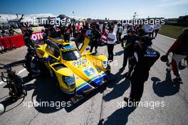 Dane Cameron (USA) / Emmanuel Collard (FRA) / Felipe Nasr (BRA) #05 Team Penske Oreca 07 - Gibson on the grid. 18.03.2022. FIA World Endurance Championship, Round 1, 1000 Miles of Sebring, Sebring, Florida, USA.