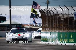 Kevin Estre (FRA) / Michael Christensen (DEN) #92 Porsche GT Team, Porsche 911 RSR - 19. 18.03.2022. FIA World Endurance Championship, Round 1, 1000 Miles of Sebring, Sebring, Florida, USA.