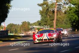 Simon Mann (USA) / Cristoph Ulrich (SUI) / Toni Vilander (FIN) #21 AF Corse Ferrari 488 GTE EVO. 12.06.2022. FIA World Endurance Championship, Round 3, Le Mans 24 Hours Race, Le Mans, France, Sunday