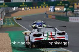 Thomas Flohr (SUI) / Francesco Castellacci (ITA) / Nick Cassidy (NZL) #54 AF Corse, Ferrari 488 GTE. 08.06.2022. FIA World Endurance Championship, Le Mans 24 Hours Practice and Qualifying, Le Mans, France, Wednesday.