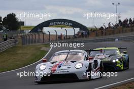 Cooper MacNeil (USA) / Julien Andlauer (FRA) / Thomas Merrill (USA) # 79 Weathertech Racing Porsche 911 RSR - 19. 09.06.2022. FIA World Endurance Championship, Le Mans 24 Hours Practice and Qualifying, Le Mans, France, Thursday.