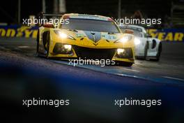 Tommy Milner (USA) / Nick Tandy (GBR) / Alexander Sims (GBR) #64 Corvette Racing - Chevrolet Corvette C8.R. 11.06.2022. FIA World Endurance Championship, Round 3, Le Mans 24 Hours Race, Le Mans, France, Saturday