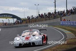 Brendan Iribe (USA) / Ollie Millroy (GBR) / Ben Barnicoat (GBR) #56 Team Project 1, Porsche 911 RSR - 19. 09.06.2022. FIA World Endurance Championship, Le Mans 24 Hours Practice and Qualifying, Le Mans, France, Thursday.