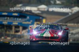 James Calado (GBR) / Alessandro Pier Guidi (ITA) / Daniel Serra (BRA) #51 AF Corse Ferrari 488 GTE EVO. 12.06.2022. FIA World Endurance Championship, Round 3, Le Mans 24 Hours Race, Le Mans, France, Sunday