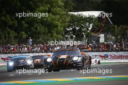 Michael Wainwright (GBR) / Ben Barker (GBR)  / Riccardo Pera (ITA) #86 GR Porsche 911 RSR - 19. 11.06.2022. FIA World Endurance Championship, Round 3, Le Mans 24 Hours Race, Le Mans, France, Saturday