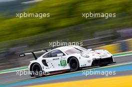 Richard Lietz (AUT) / Gianmaria Bruni (ITA) / Frederic Makowiecki (FRA) #91 Porsche GT Team, Porsche 911 RSR - 19. 08.06.2022. FIA World Endurance Championship, Le Mans 24 Hours Practice and Qualifying, Le Mans, France, Wednesday.