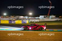 Rahel Frey (SUI) / Michelle Gatting (DEN) / Sarah Bovy (BEL) #85 Iron Dames Ferrari 488 GTE - EVO. 08.06.2022. FIA World Endurance Championship, Le Mans 24 Hours Practice and Qualifying, Le Mans, France, Wednesday.