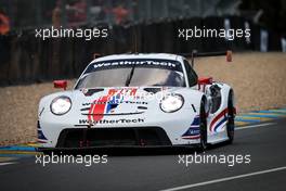 Cooper MacNeil (USA) / Julien Andlauer (FRA) / Thomas Merrill (USA) # 79 Weathertech Racing Porsche 911 RSR - 19. 08.06.2022. FIA World Endurance Championship, Le Mans 24 Hours Practice and Qualifying, Le Mans, France, Wednesday.