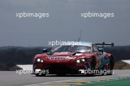 Ben Keating (USA) / Henrique Chaves (POR) / Marco Sorensen (DEN) #33 TF Sport Aston Martin Vantage AMR. 09.06.2022. FIA World Endurance Championship, Le Mans 24 Hours Practice and Qualifying, Le Mans, France, Thursday.