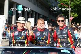 Christophe Cresp (FRA) / Michael Jenson (DEN) / Steven Palette (FRA) #27 CD Sport. 10.06.2022. FIA World Endurance Championship, Round 3, Le Mans 24 Hours Race, Parade, Le Mans, France, Friday.