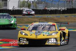 Tommy Milner (USA) / Nick Tandy (GBR) / Alexander Sims (GBR) #64 Corvette Racing - Chevrolet Corvette C8.R. 08.06.2022. FIA World Endurance Championship, Le Mans 24 Hours Practice and Qualifying, Le Mans, France, Wednesday.