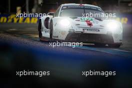 Kevin Estre (FRA) / Michael Christensen (DEN) Laurens Valthoor (BEL) #92 Porsche GT Team, Porsche 911 RSR - 19. 11.06.2022. FIA World Endurance Championship, Round 3, Le Mans 24 Hours Race, Le Mans, France, Saturday