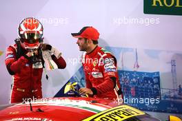 GTE PRO winners Antonio Fuoco (ITA) / Miguel Molina (ESP) #52 AF Corse Ferrari 488 GTE EVO in parc ferme. 12.11.2022. FIA World Endurance Championship, Round 6, Eight Hours of Bahrain, Sakhir, Bahrain, Saturday.
