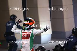Antonio Felix Da Costa (POR) #38 Jota Oreca 07 - Gibson celebrates winning the LMP2 championship in parc ferme. 12.11.2022. FIA World Endurance Championship, Round 6, Eight Hours of Bahrain, Sakhir, Bahrain, Saturday.