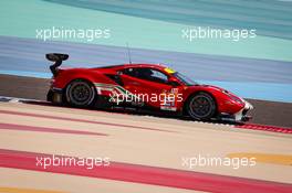 Simon Mann (USA) / Cristoph Ulrich (SUI) / Toni Vilander (FIN) #21 AF Corse Ferrari 488 GTE EVO. 10.11.2022. FIA World Endurance Championship, Round 6, Eight Hours of Bahrain, Sakhir, Bahrain, Thursday.