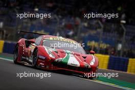 James Calado (GBR) / Alessandro Pier Guidi (ITA) / Daniel Serra (BRA) #51 AF Corse Ferrari 488 GTE EVO. 05.06.2022. FIA World Endurance Championship, Le Mans Test, Le Mans, France, Sunday.