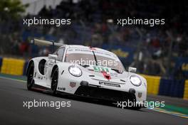 Richard Lietz (AUT) / Gianmaria Bruni (ITA) / Frederic Makowiecki (FRA) #91 Porsche GT Team, Porsche 911 RSR - 19. 05.06.2022. FIA World Endurance Championship, Le Mans Test, Le Mans, France, Sunday.