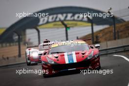 Franck Dezoteux (FRA) / Pierre Ragues (FRA) / Gabriel Aubry (FRA) #71 Spirit of Race Ferrari 488 GTE Evo. 05.06.2022. FIA World Endurance Championship, Le Mans Test, Le Mans, France, Sunday.