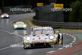 Matteo Cairoli (ITA) / Mikkel Pedersen (DEN) / Nicolas Leutwiler (SUI) #46 Team Project 1 Porsche 911 RSR - 19. 05.06.2022. FIA World Endurance Championship, Le Mans Test, Le Mans, France, Sunday.