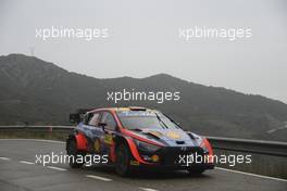 Dani Sordo (ESP) / Candido Carrera (ESP) Hyundai Shell Mobis WRT, Hyundai i20 N Rally1 Hybrid. 20-23.10.2022. FIA World Rally Championship, Rd 12, Catalunya Rally de Espana, Spain.