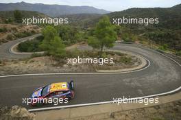 Dani Sordo (ESP) / Candido Carrera (ESP) Hyundai Shell Mobis WRT, Hyundai i20 N Rally1 Hybrid. 20-23.10.2022. FIA World Rally Championship, Rd 12, Catalunya Rally de Espana, Spain.