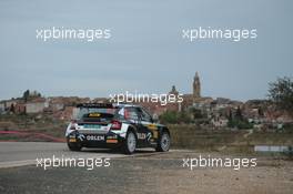 Kajetan Kajetanowicz (POL) / Maciej Szczepaniak (POL) Skoda Fabio Evo Rally2. 20-23.10.2022. FIA World Rally Championship, Rd 12, Catalunya Rally de Espana, Spain.