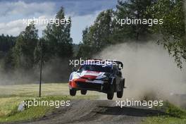 18, Takamoto Katsuta, Aaron Johnston, Toyota Gazoo Racing WRT NG, Toyota GR Yaris Rally1.  04-07.08.2022. FIA World Rally Championship, Rd 8, WRC Rally Finland, Jyvaskyla