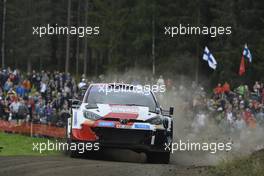69, Kalle Rovanpera, Jonne Halttunen, Toyota Gazoo Racing WRT, Toyota GR Yaris Rally1.  04-07.08.2022. FIA World Rally Championship, Rd 8, WRC Rally Finland, Jyvaskyla