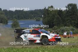 69, Kalle Rovanpera, Jonne Halttunen, Toyota Gazoo Racing WRT, Toyota GR Yaris Rally1. 04-07.08.2022. FIA World Rally Championship, Rd 8, WRC Rally Finland, Jyvaskyla