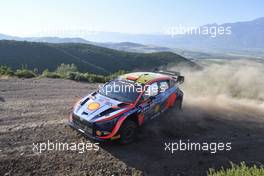 Dani Sordo (ESP) / Candido Carrera (ESP) Hyundai Shell Mobis WRT, Hyundai i20 Coupe WRC. 08-11.09.2022. FIA World Rally Championship, Rd 10, Acropolis Rally Greece, Athens, Greece.