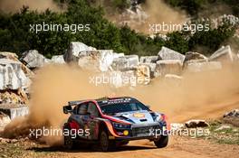 6, Dani Sordo, Carlos del Barrio, Hyundai Shell Mobis WRT, Hyundai i20 Coupe WRC.  08-11.09.2022. FIA World Rally Championship, Rd 10, Acropolis Rally Greece, Athens, Greece.