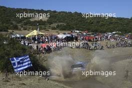 44, Gus Greensmith, Elliott Edmondson, M-Sport Ford WRT, Ford Fiesta WRC.  08-11.09.2022. FIA World Rally Championship, Rd 10, Acropolis Rally Greece, Athens, Greece.