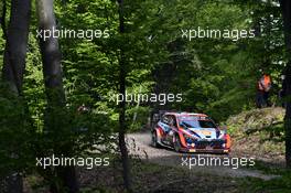 Ott Tanak (EST) / Martin Jarveoja (EST) Hyundai Shell Mobis WRT, Hyundai i20 N Rally1. 21-24.04.2022. FIA World Rally Championship, Rd 3, WRC Rally Croatia, Zagreb.