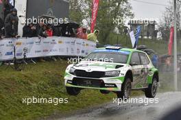 Nikolay Gryazin (RAF) / Konstantin Aleksandrov (RAF) Toksport WRT 2 Skodia Fabia Evo. 21-24.04.2022. FIA World Rally Championship, Rd 3, WRC Rally Croatia, Zagreb.