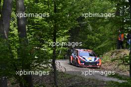 Thierry Neuville (BEL) / Martijn Wydaeghe (BEL), Hyundai Shell Mobis WRT, Hyundai i20 N Rally 1. 21-24.04.2022. FIA World Rally Championship, Rd 3, WRC Rally Croatia, Zagreb.