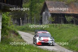Kalle Rovanpera (FIN) / Jonne Halttunen (FIN) Toyota Gazoo Racing WRT, Toyota GR Yaris Rally1. 21-24.04.2022. FIA World Rally Championship, Rd 3, WRC Rally Croatia, Zagreb.
