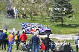 Eric Camilli (FRA) / Adrien Fourmaux (FRA) / Alexandre Coria (FRA) M-Sport Ford WRC, Ford Puma Rally1. 21-24.04.2022. FIA World Rally Championship, Rd 3, WRC Rally Croatia, Zagreb.