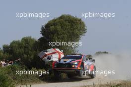 6, Dani Sordo, Carlos del Barrio, Hyundai Shell Mobis WRT, Hyundai i20 Coupe WRC. 02-05.06.2022. FIA World Rally Championship, Rd 5, Rally Italy Sardegna