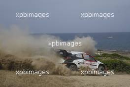 18, Takamoto Katsuta, Aaron Johnston, Toyota Gazoo Racing WRT NG, Toyota GR Yaris Rally1.  02-05.06.2022. FIA World Rally Championship, Rd 5, Rally Italy Sardegna