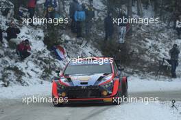 11, Thierry Neuville Martijn Wydaeghe, Hyundai Shell Mobis WRT, Hyundai i20 N Rally1..  20-22.01.2022. FIA World Rally Championship, Rd 1, Rally Monte Carlo, Monaco, Monte-Carlo.